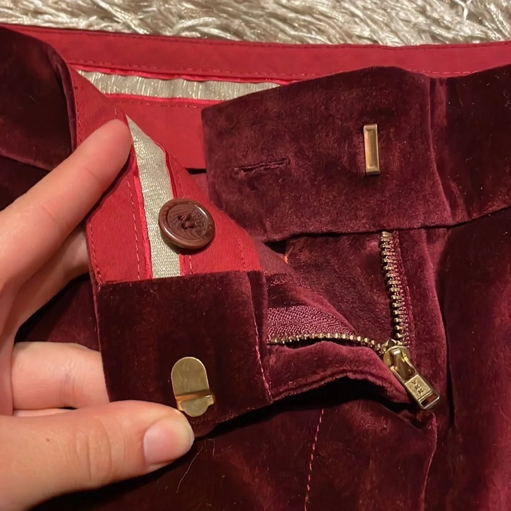 Tory Burch Velour Flare Pants - Picture 5 of 12